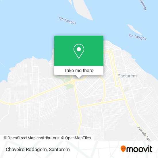 Chaveiro Rodagem map