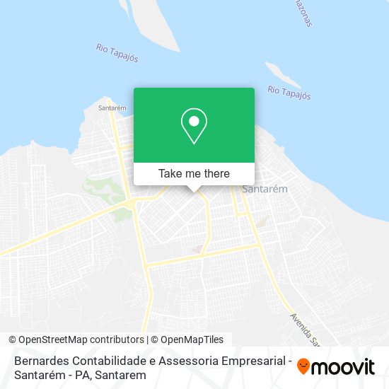 Mapa Bernardes Contabilidade e Assessoria Empresarial - Santarém - PA