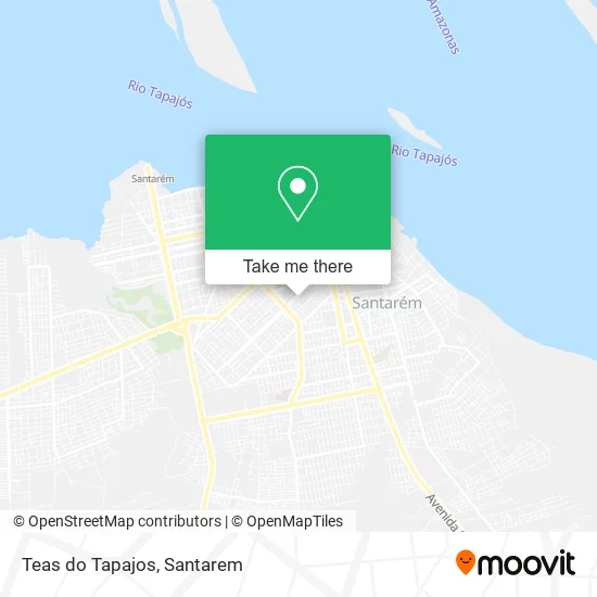 Teas do Tapajos map