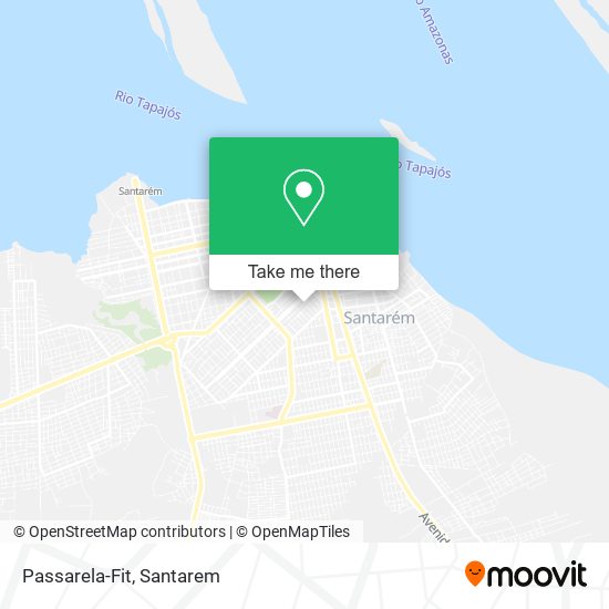 Mapa Passarela-Fit