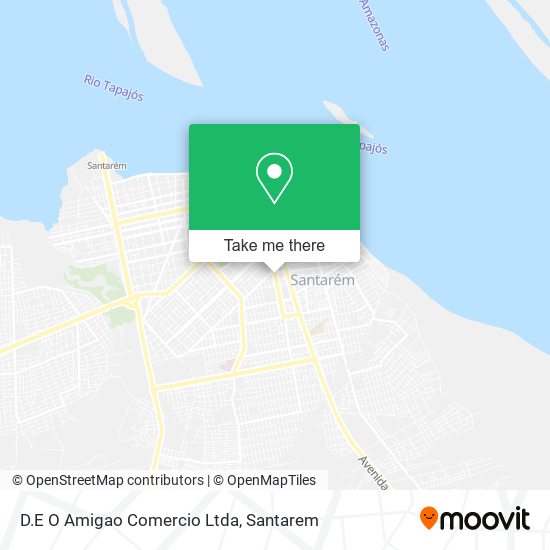 Mapa D.E O Amigao Comercio Ltda