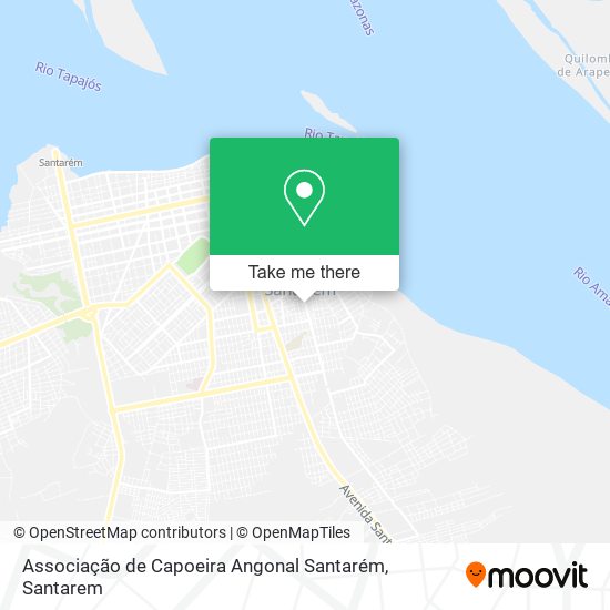 Associação de Capoeira Angonal Santarém map