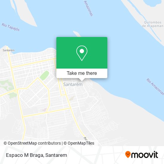 Espaco M Braga map