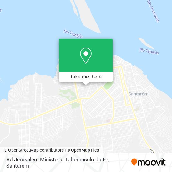 Ad Jerusalém Ministério Tabernáculo da Fé map