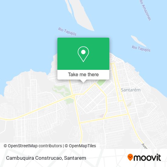 Cambuquira Construcao map