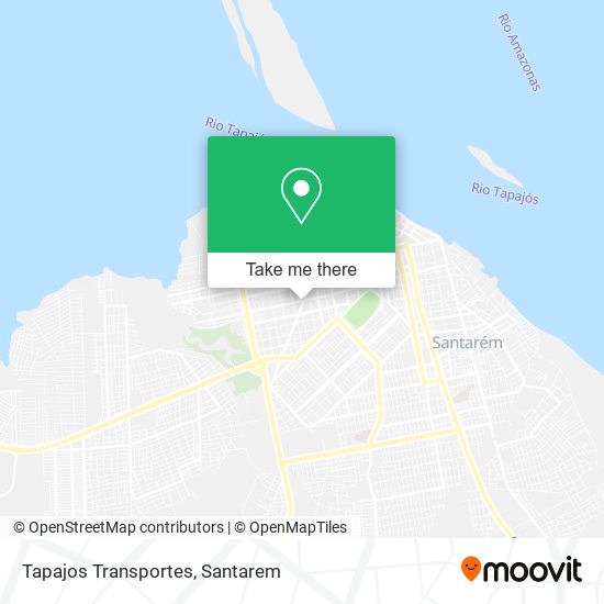 Mapa Tapajos Transportes