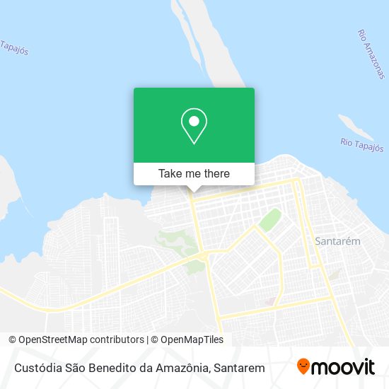 Mapa Custódia São Benedito da Amazônia