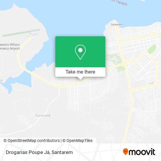 Drogarias Poupe Já map