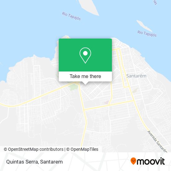 Quintas Serra map