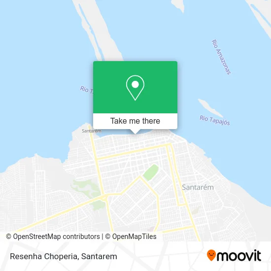 Resenha Choperia map