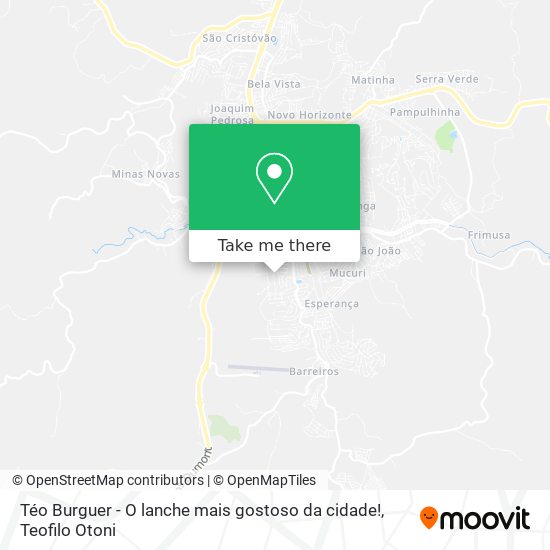 Téo Burguer - O lanche mais gostoso da cidade! map