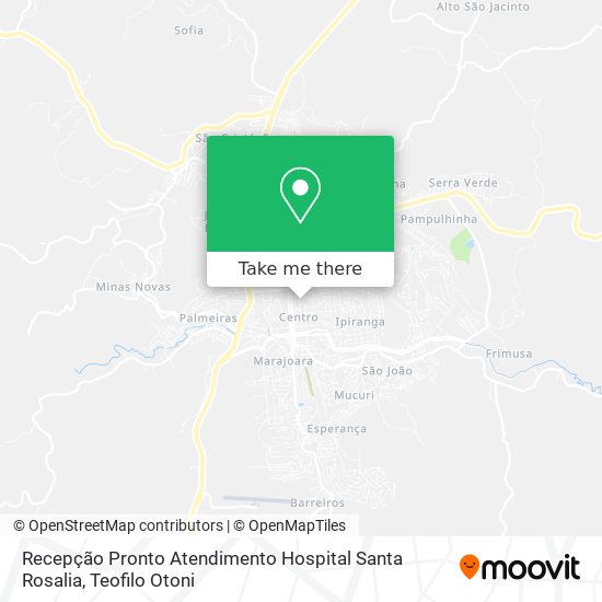 Recepção Pronto Atendimento Hospital Santa Rosalia map