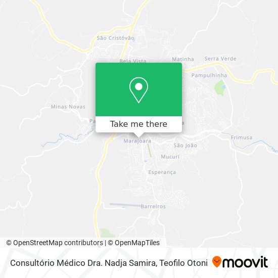 Mapa Consultório Médico Dra. Nadja Samira