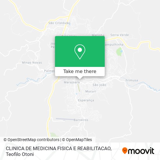 CLINICA DE MEDICINA FISICA E REABILITACAO map