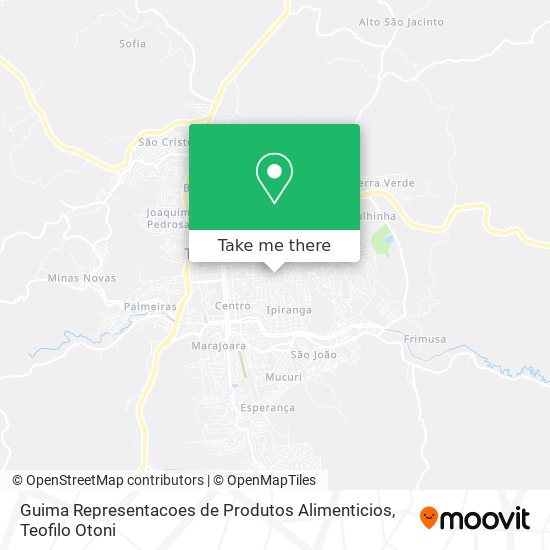 Guima Representacoes de Produtos Alimenticios map