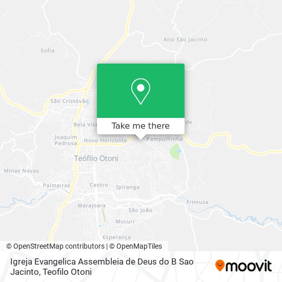 Igreja Evangelica Assembleia de Deus do B Sao Jacinto map