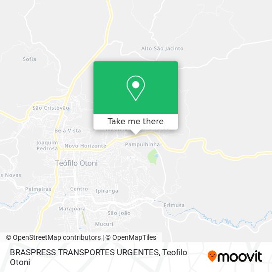 BRASPRESS TRANSPORTES URGENTES map