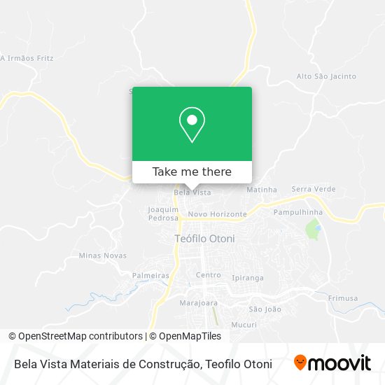 Bela Vista Materiais de Construção map