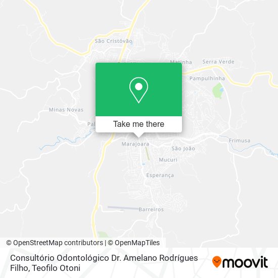 Consultório Odontológico Dr. Amelano Rodrígues Filho map