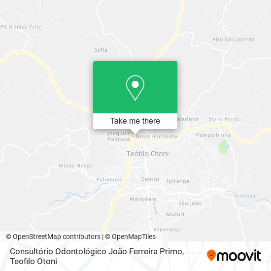 Consultório Odontológico João Ferreira Primo map