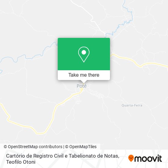 Cartório de Registro Civil e Tabelionato de Notas map