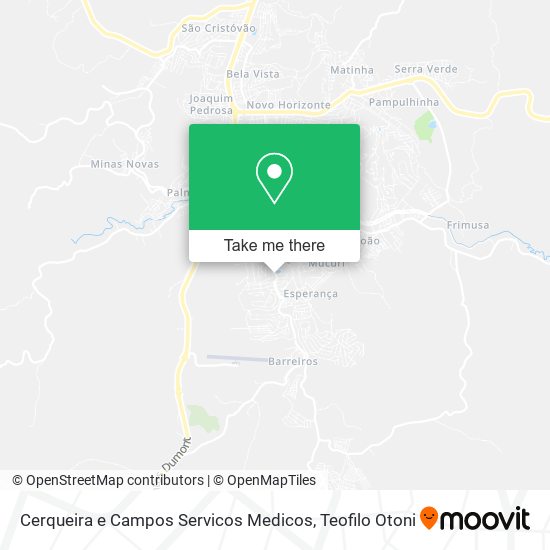 Mapa Cerqueira e Campos Servicos Medicos