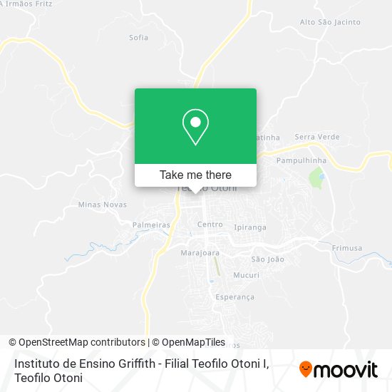 Instituto de Ensino Griffith - Filial Teofilo Otoni I map