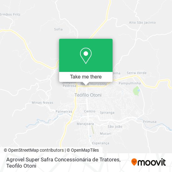 Agrovel Super Safra Concessionária de Tratores map