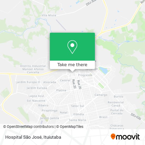 Hospital São José map