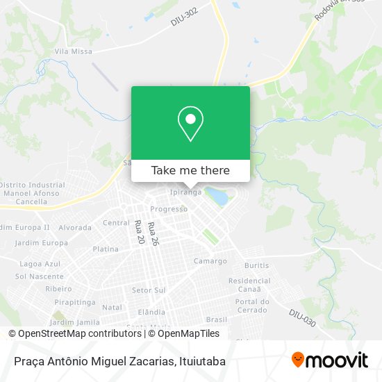 Praça Antônio Miguel Zacarias map