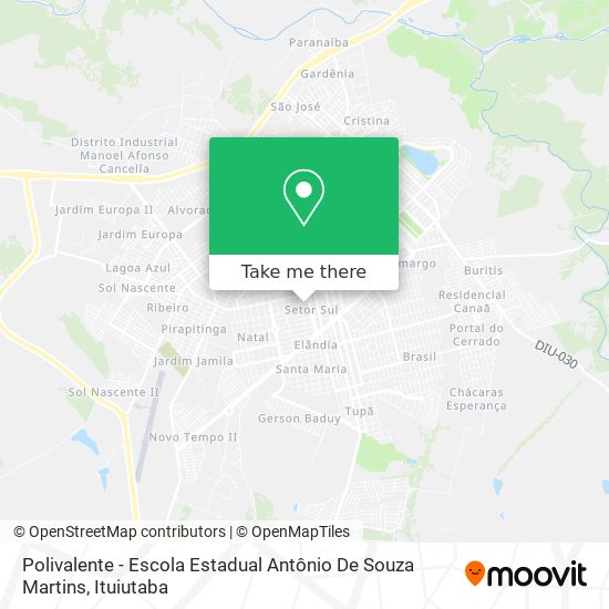 Mapa Polivalente - Escola Estadual Antônio De Souza Martins