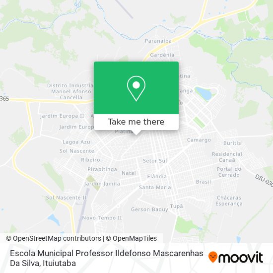Escola Municipal Professor Ildefonso Mascarenhas Da Silva map