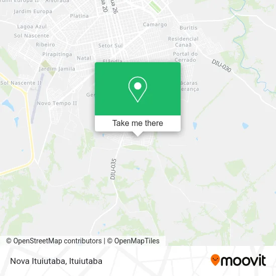 Nova Ituiutaba map