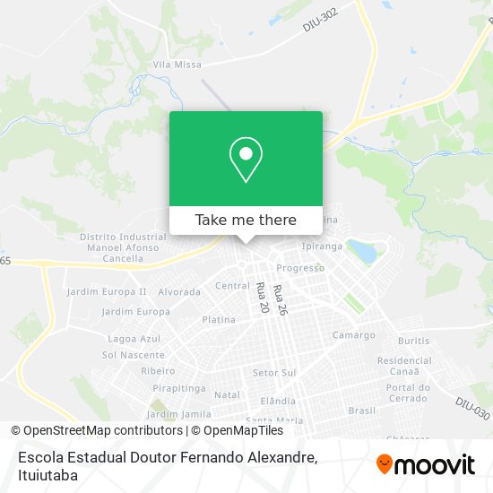 Escola Estadual Doutor Fernando Alexandre map