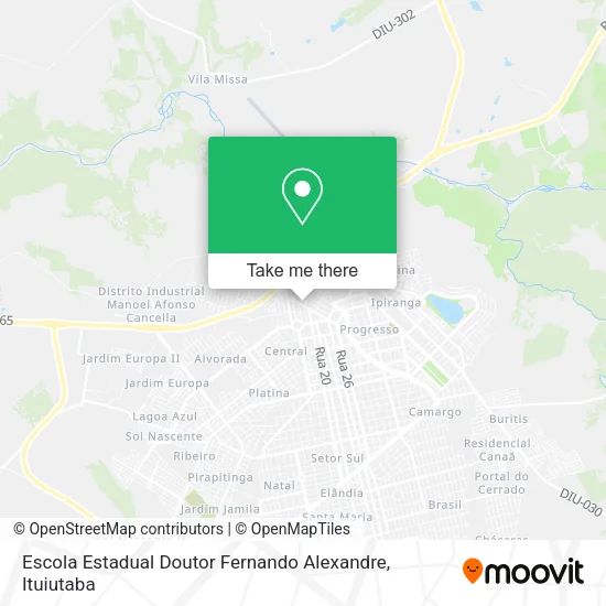 Escola Estadual Doutor Fernando Alexandre map