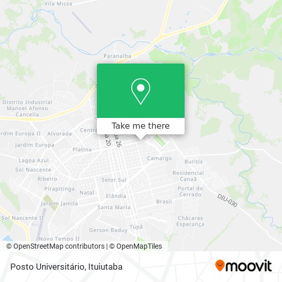 Posto Universitário map