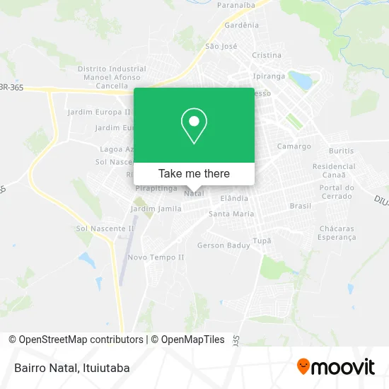 Bairro Natal map