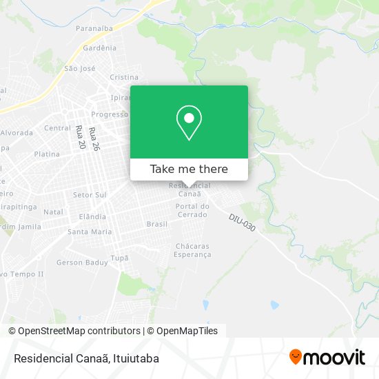 Residencial Canaã map