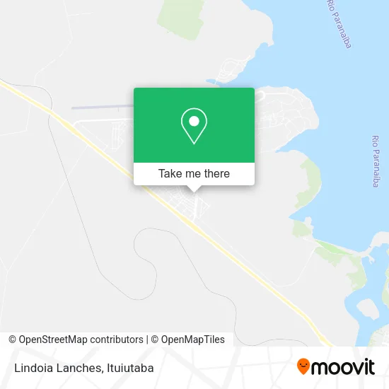 Lindoia Lanches map