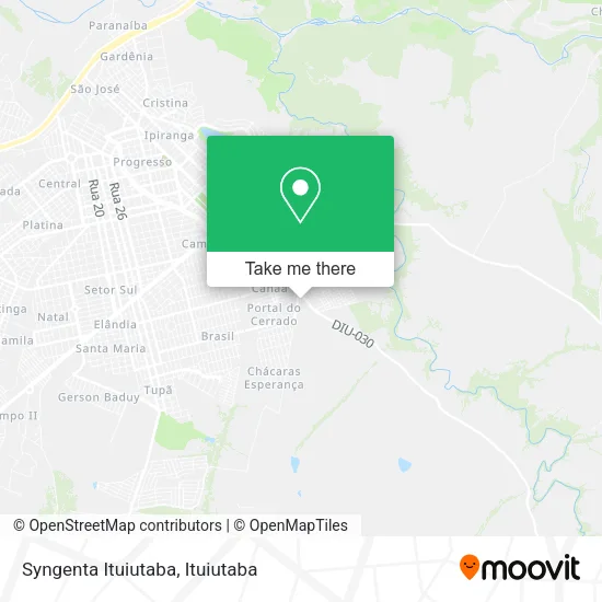 Syngenta Ituiutaba map