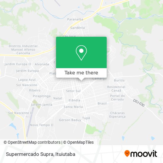 Supermercado Supra map