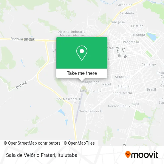 Sala de Velório Fratari map