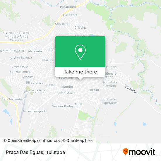 Praça Das Eguas map