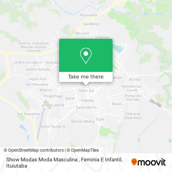 Show Modas Moda Masculina , Feminia E Infantil map
