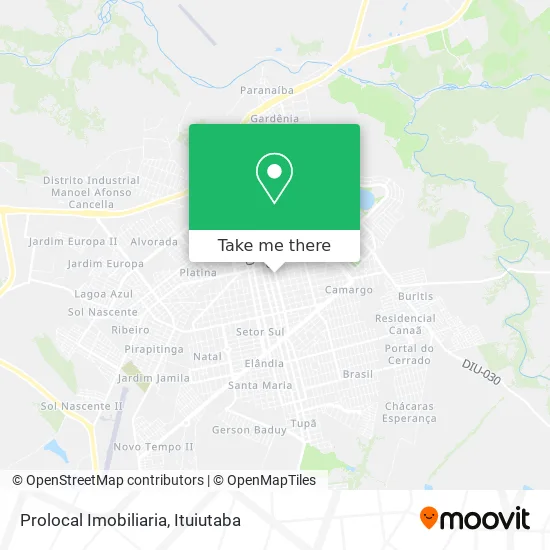 Prolocal Imobiliaria map