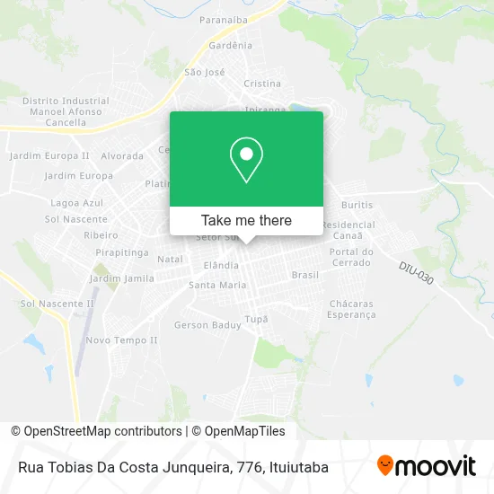 Rua Tobias Da Costa Junqueira, 776 map