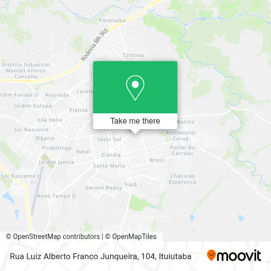 Rua Luiz Alberto Franco Junqueira, 104 map