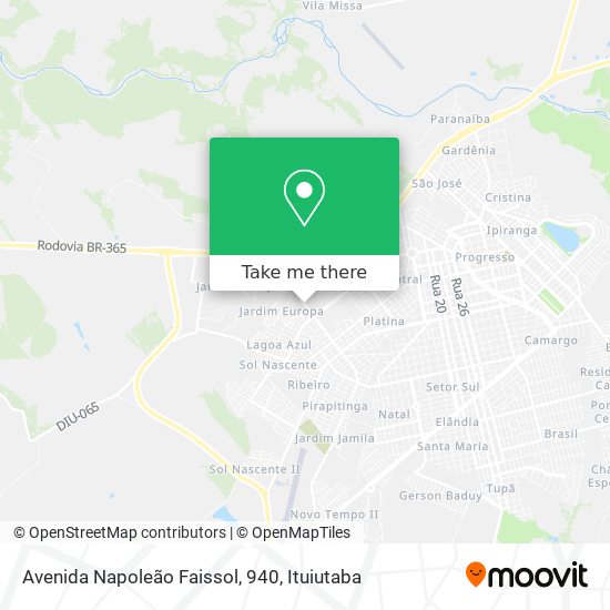 Avenida Napoleão Faissol, 940 map
