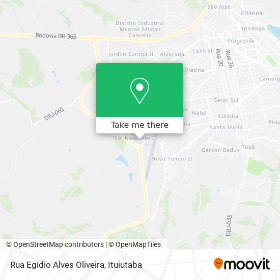 Rua Egídio Alves Oliveira map