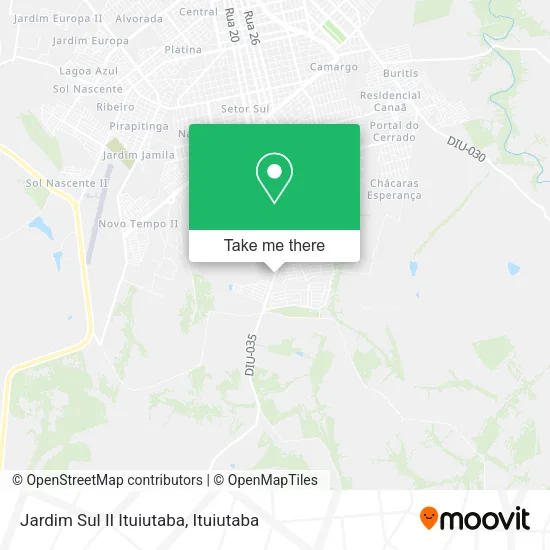 Jardim Sul II Ituiutaba map
